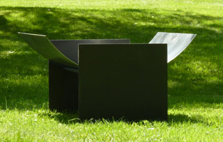 Feuerschale Edelstahl Luna 44 von Finoform Design Feuerschale Edelstahl Luna 44, Finoform Design